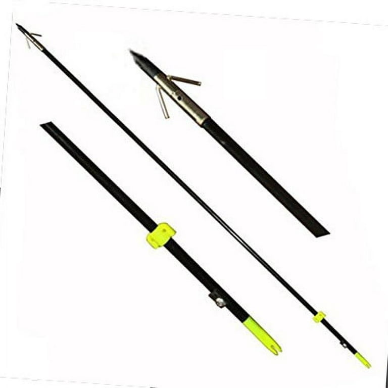Jiexi Hwyp 6.3 Stainless Steel Bow Fishing Slingshot Fishing Arrow Spiral  Tip 3 Blades Pack of 6