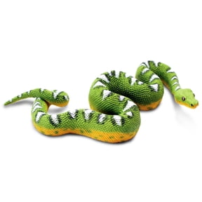 Safari Ltd. Emerald Tree Boa Figurine - Lifelike 7.25" Plastic Snake Model - Educational Toy for Boys, Girls & Kids Ages 3+