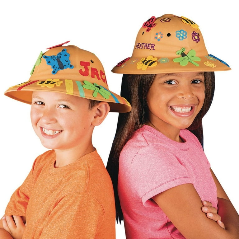 Safari Fun Hats Craft Kit (Pack of 12) - Walmart.com