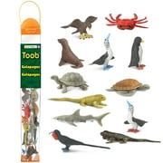 Safari Ltd. Galapagos Wildlife TOOB - Figurines of Seal, Blue-Footed Booby, Tortoise & More - Fun Educational Play Toy for Boys, Girls & Kids Ages 3+