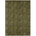 thumbnail image 1 of Safari Gold and Black Leopard Animal Print 3' x 5' Non-Skid Area Rug, 1 of 9