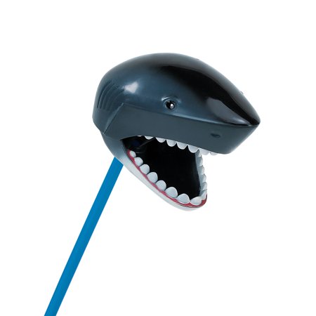 Safari Ltd. Great White Shark Snapper - Hand-Operated 18" Ocean-Themed Plastic Toy - Interactive Educational Fun for Kids Age 3+