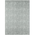 thumbnail image 1 of Safari Grey and Ivory Leopard Animal Print 10' x 14' Non-Skid Area Rug, 1 of 9