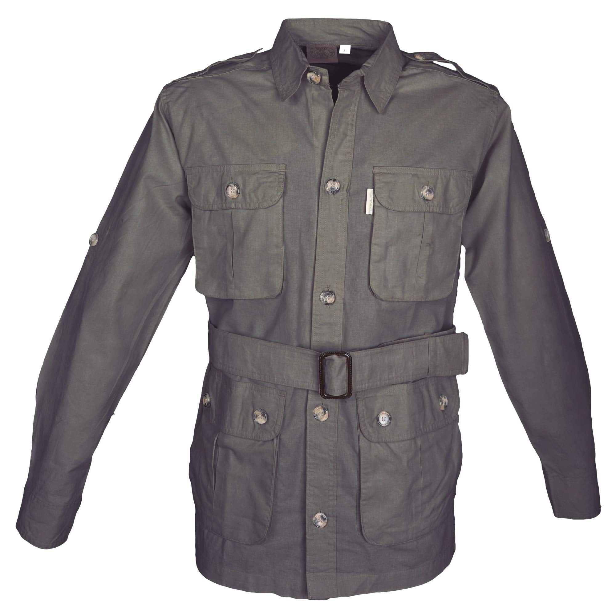 Safari Jacket for Men (Olive, Medium) - Walmart.com
