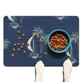 thumbnail image 1 of Safari Jungle Island Dog Feeding Mat - Absorbent Waterproof Pet Placemat - Non-Slip Food Catcher - Tropical Design - Eco-Friendly, 1 of 7