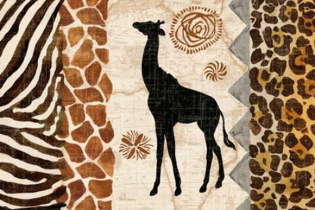 Safari Jungle Landscape Canvas Art - Pamela Gladding (12 x 18)