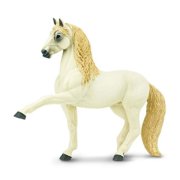 Safari Ltd. Andalusian Stallion Figurine - Realistic 4.5 Horse Figure - Educational Toy for Boys, Girls, Kids Ages 3+
