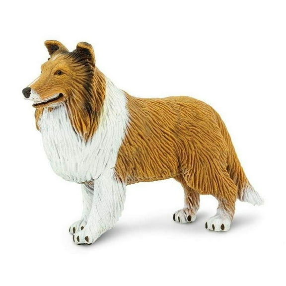 Safari Ltd. Collie Figurine - Lifelike 4" Model Figure - Educational Toy for Boys, Girls, and Kids Ages 3+