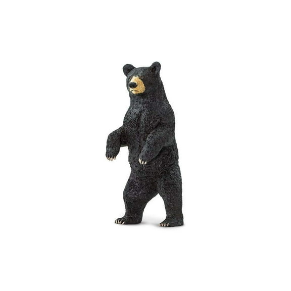 Safari Ltd. Standing Black Bear Figurine - Lifelike 4" Model Figure - Educational Toy for Boys, Girls, and Kids Ages 3+