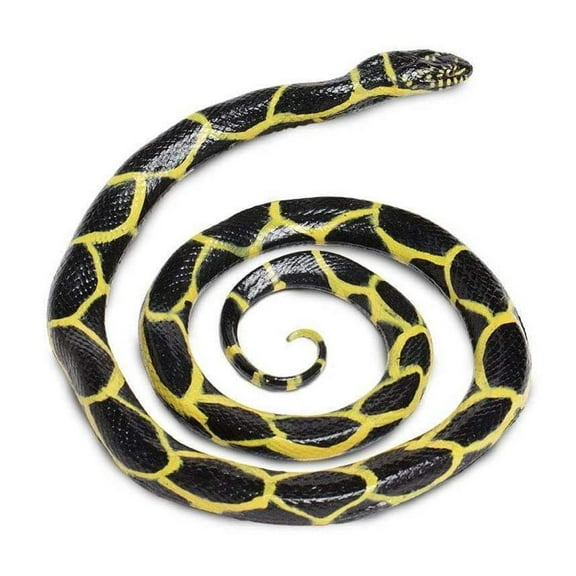 Safari Ltd. Chain Kingsnake Figurine - Lifelike 36" Model Figure - Educational Toy for Boys, Girls, and Kids Ages 3+