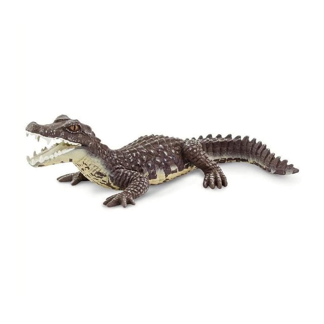 Virtual Safari Safari Ltd. Caiman Toy - 5 Inch Realistic Reptile Figure for Kids Ages ...
