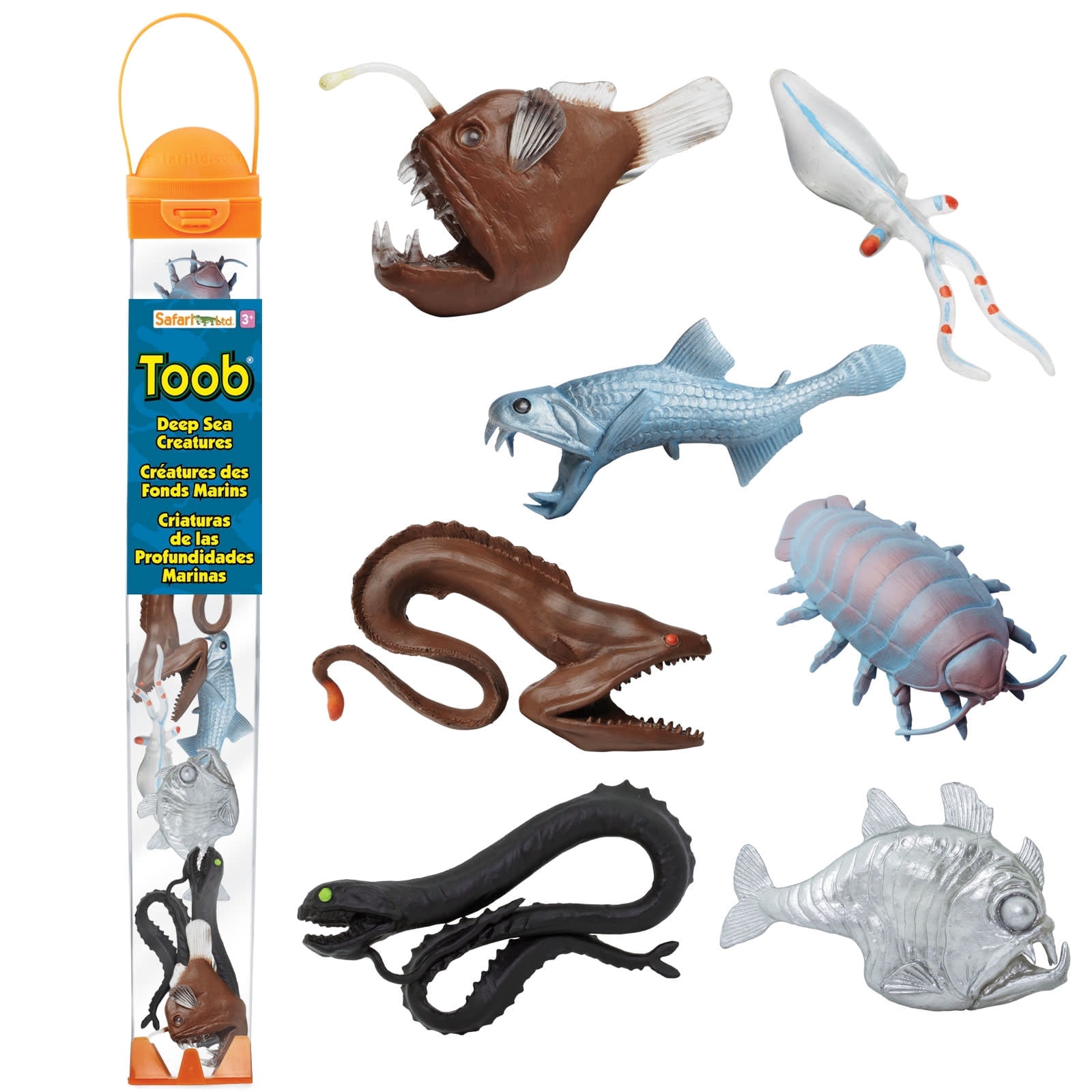 Safari Ltd Deep Sea Creatures TOOB - 7 Mini Figurines: Hatchet Fish ...