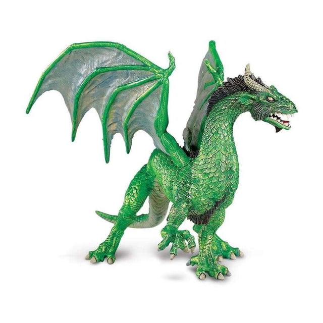 Virtual Safari Safari Ltd. Forest Dragon Toy - 6 Inch Realistic Fantasy Figure for ...