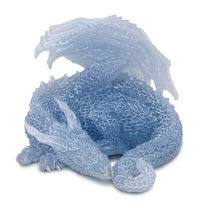 Safari Ltd. Glow-in-the-Dark Sleepy Dragon Figure - Translucent 4" Fantasy Creature - Mythical Toy for Boys, Girls, and Kids Ages 3+