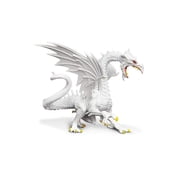 Safari Ltd. Glow-in-the-Dark Snow Dragon Figurine - Detailed 6 Model Figure - Fantasy Toy for Boys, Girls & Kids Ages 4+