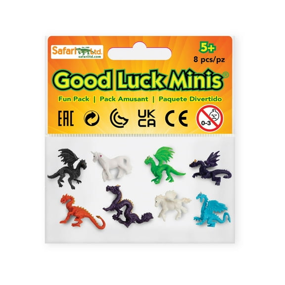 Safari Ltd. Fantasy Fun Pack - Mini Figures of Mythical Creatures - Educational Toy Set for Boys, Girls, and Kids Ages 5+
