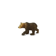 Safari Ltd. Grizzly Bear Cub Figurine - Lifelike 3" Model Figure - Educational Toy for Boys, Girls, and Kids Ages 1+