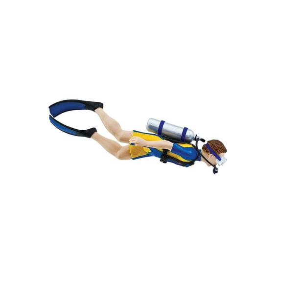 Safari Ltd. Kevin the Underwater Adventurer Figurine - Realistic 7" SCUBA Diver Figure - Educational Toy for Boys, Girls, and Kids Ages 3+