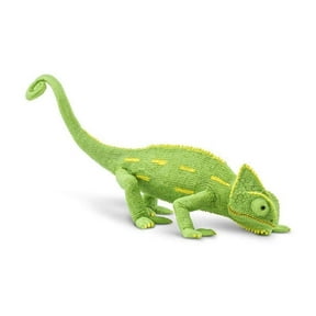 Safari Ltd. Veiled Chameleon Baby Figurine - Lifelike 6.75" Model Figure - Educational Toy for Boys, Girls, and Kids Ages 18M+