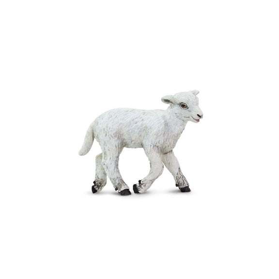 Safari Ltd. Lamb Figurine - Lifelike 2.25" Farm Animal Figurine - Educational Toy for Boys, Girls, & Kids Ages 3+