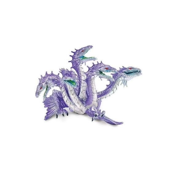 Safari Ltd. Hydra Figurine - Detailed 7.5" Mythical Serpent Figure - Educational Toy for Boys, Girls, and Kids Age 3+