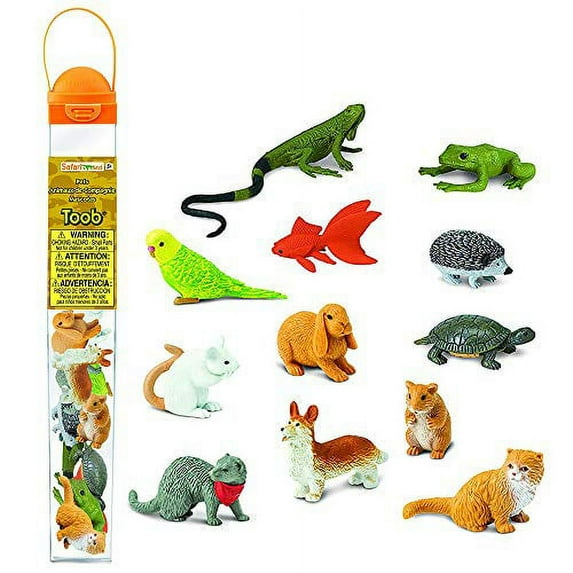 Safari Ltd. Pets TOOB - Includes 12 BPA, Pthalate, and Lead Free Hand Painted Figurines - Ages 3+