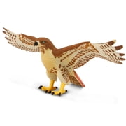 Safari Ltd. Red-Tailed Hawk Figurine - Realistic 5.75 Wingspan Figure - Educational Toy for Boys, Girls, Kids Ages 3+