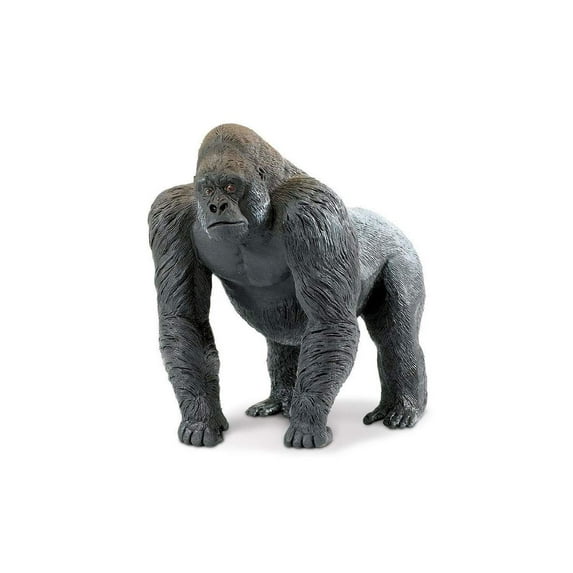 Safari Ltd. Silverback Gorilla Figurine - Realistic 6.25" Figure - Educational Toy for Boys, Girls & Kids Ages 1+