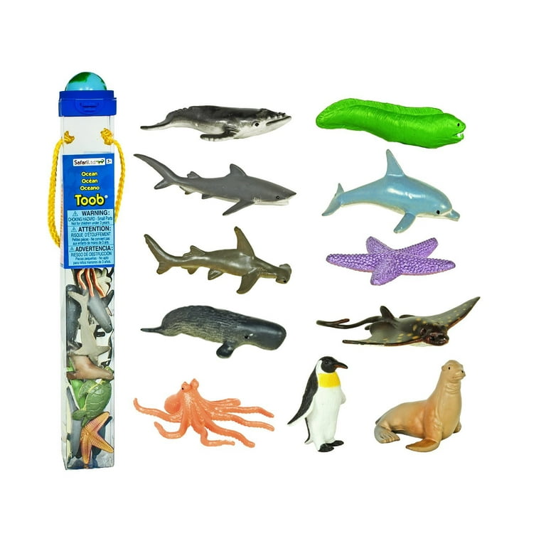 Safari Baby Sealife Miniatures Toob - 12 pack