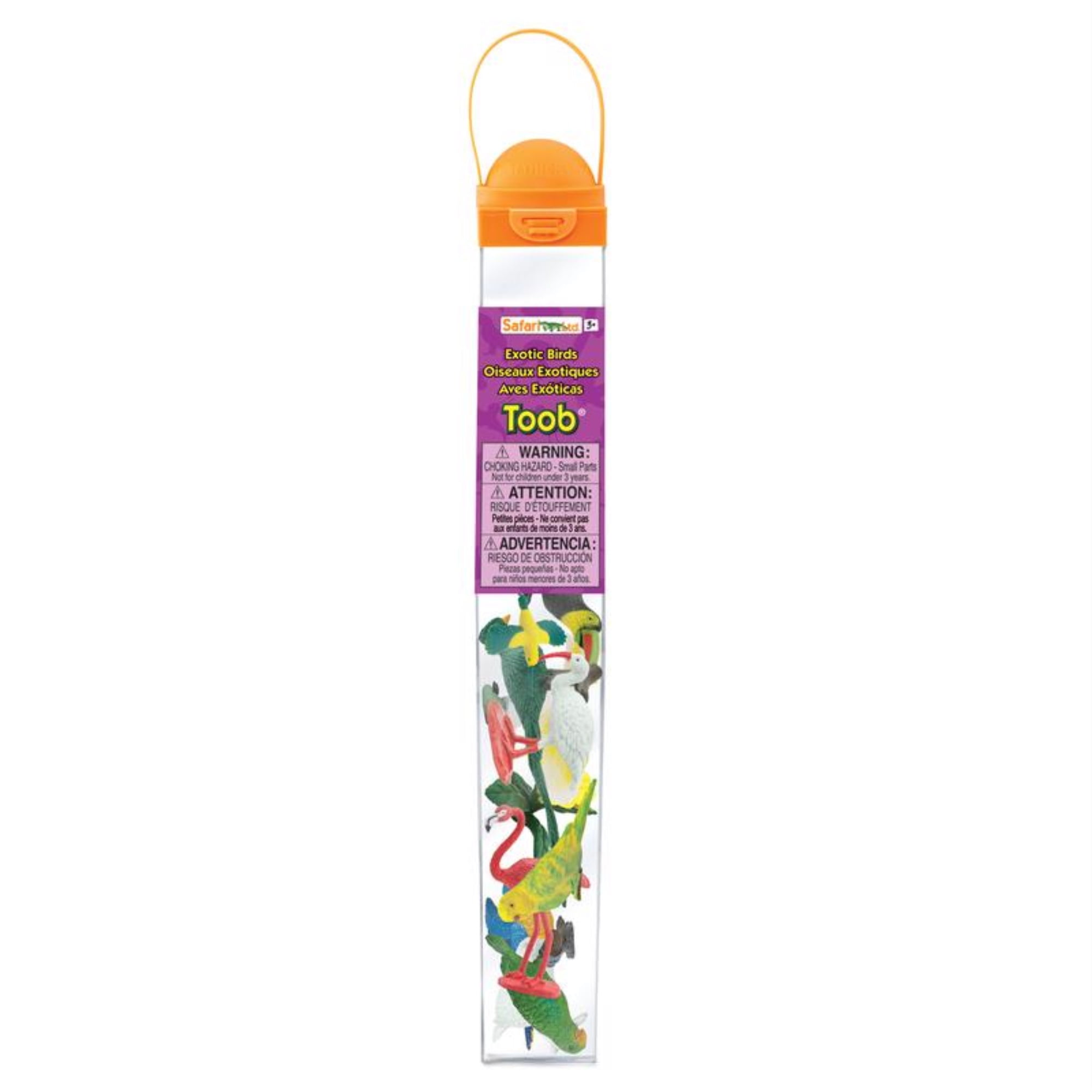 Safari Ltd Multicolor Exotic Birds Toy Set, 11 Pieces