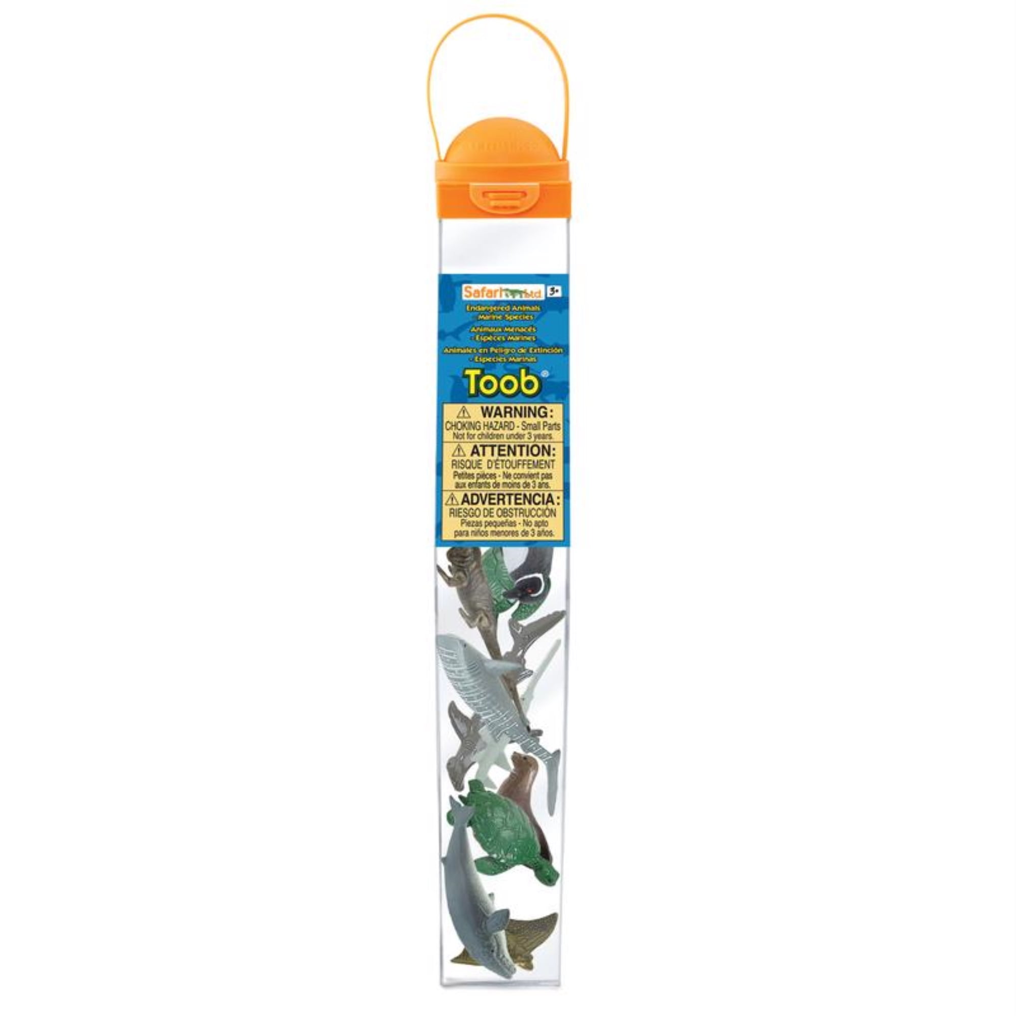 Safari Ltd Assorted Endangered Marine Species Toy Set, 10 Pieces