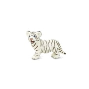 Safari Ltd. White Bengal Tiger Cub Toy - 3 Inch Wildlife Figure for Kids