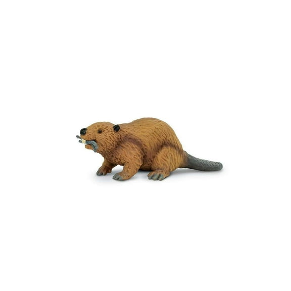 Safari Ltd. Beaver Figurine - Realistic 4" Rodent Figure - Educational Toy for Boys, Girls, and Kids Ages 3+