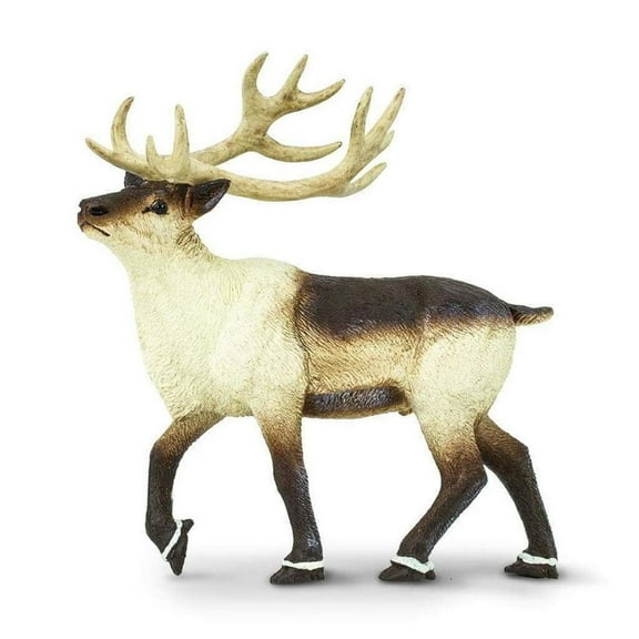 Safari Ltd. Reindeer Figurine - Lifelike 3.75" Arctic Animal Figure - Educational Toy for Boys, Girls, and Kids Ages 3+