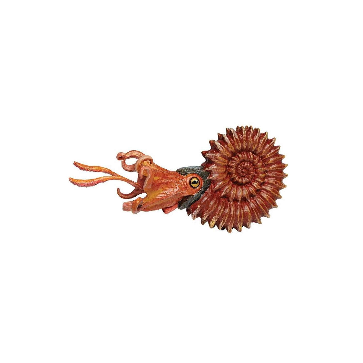 Safari Ltd. Ammonite Figurine - Realistic 5.25 Inch Prehistoric Sea Creature Toy For Kids & Collectors