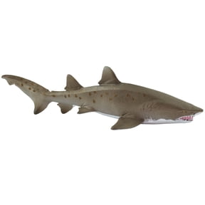 Safari Ltd. Sand Tiger Shark Figurine - Realistic 6.5" Marine Figure - Educational Toy for Boys, Girls, & Kids Ages 3+