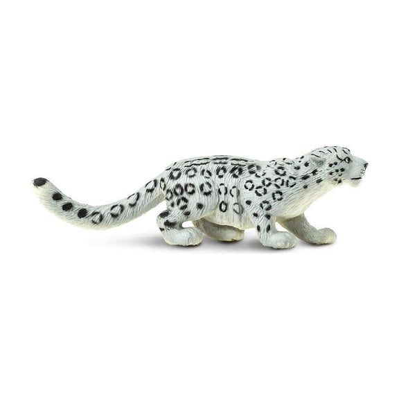 Safari Ltd. Snow Leopard Figurine - Lifelike 5.5" Model Figure - Educational Toy for Boys, Girls, and Kids Ages 3+