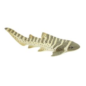 Safari Ltd. Zebra Shark Figurine - Lifelike 4.75" Model Figure - Educational Toy for Boys, Girls, and Kids Ages 3+