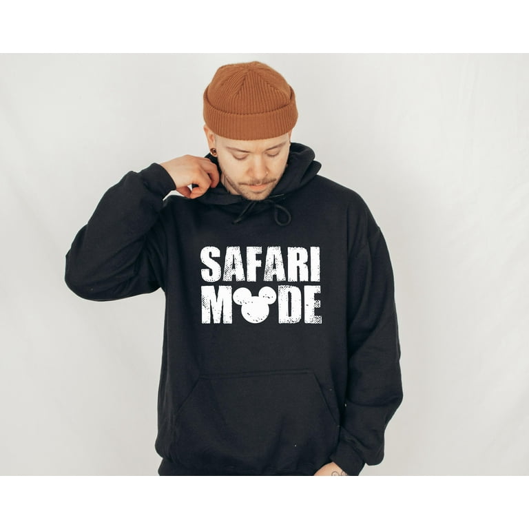 Safari Mode Hoodie, Disney Safari Hoodie, Black Hoodie, Unisex