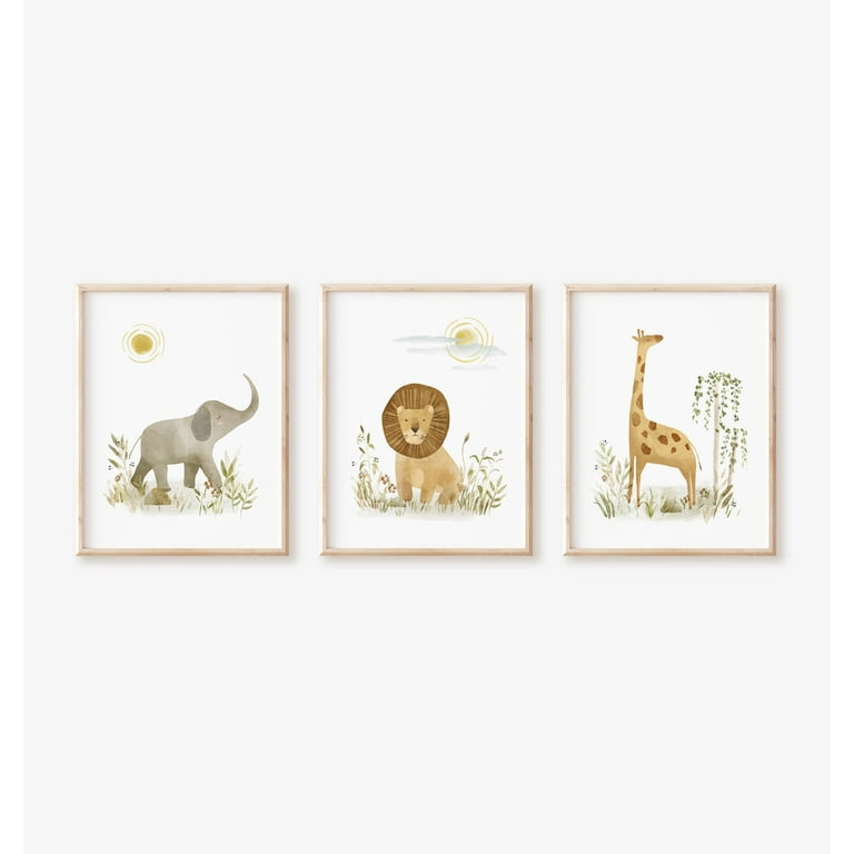 Safari Nursery Decor, Safari Wall Decor, Nursery Wall Decor