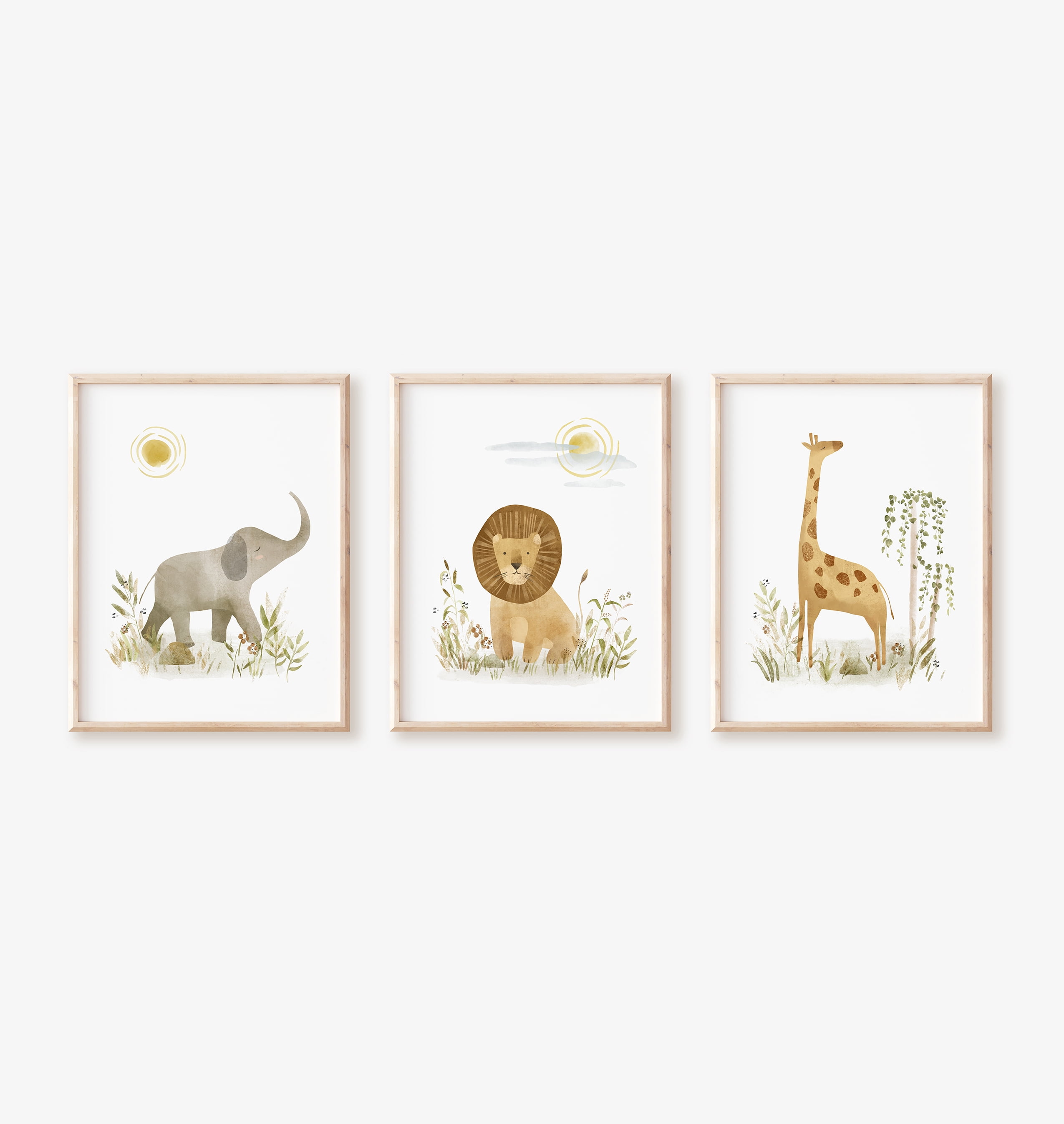 Safari Nursery Decor, Safari Wall Decor, Nursery Wall Decor