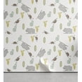 thumbnail image 1 of Safari Peel & Stick Wallpaper, Pencil Drawn Inspired Demonstration of Cactus Nature Characters Outdoor Cartoon, Self-Adhesive Living Room Kitchen Accent, 3 Sizes, Multicolor, by Ambesonne, 1 of 6