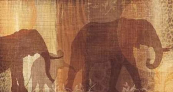 Safari Silhouette IV Canvas Art - Tandi Venter (12 x 18)