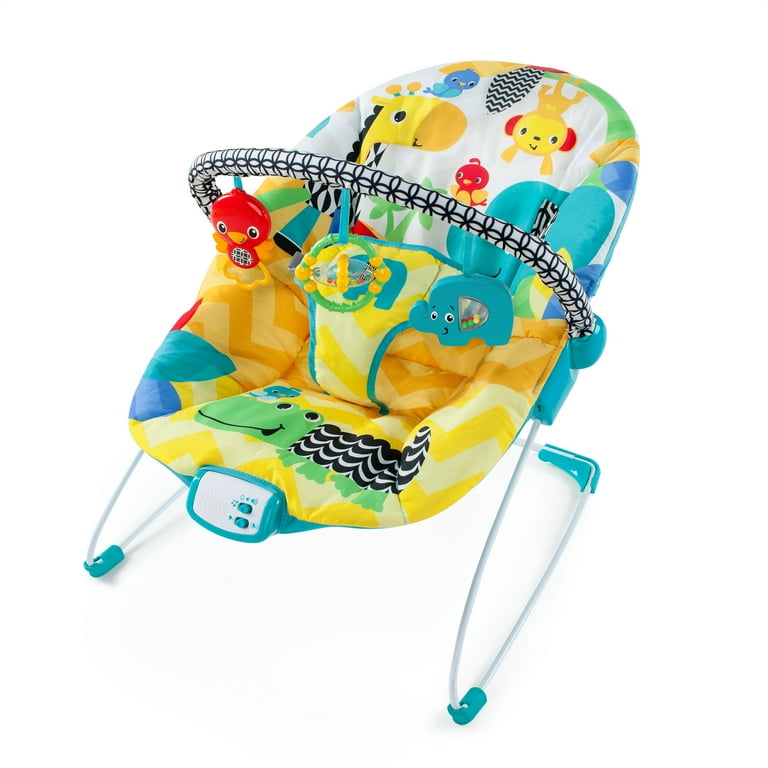 Bright starts smiling sales safari bouncer
