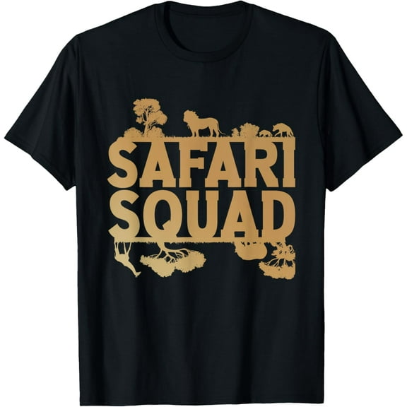 Safari Squad Africa Safari Clothes Zoo Safari Tour Costume T-Shirt