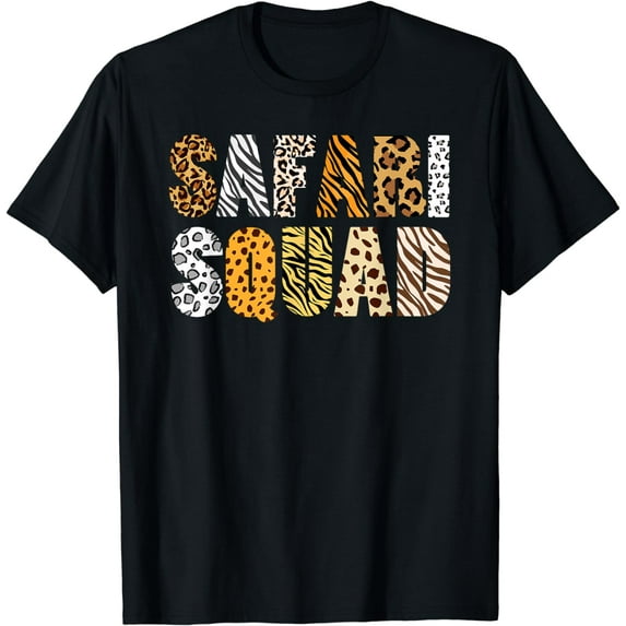 Safari Squad Zoologist Animals Zoo Lovers T-Shirt