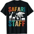 thumbnail image 1 of Safari Staff Africa Zoo Wilderness Serengeti Safari Tour T-Shirt, 1 of 4