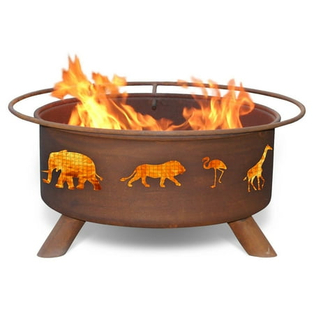 Safari Steel Fire Pit by Patina Products