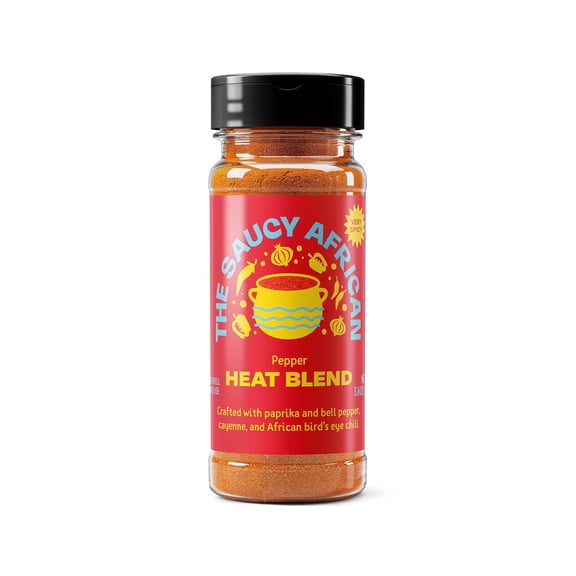 The Saucy African Heat Blend, African Chili Spice Mix, 3.6oz