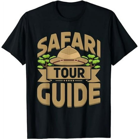 Safari Tour Guide Costume Africa Zoo Outfit Safari Tour T-Shirt